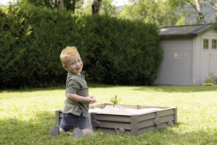 Smoby Life Square Garden Sandkasten + Pflanzbeet 2-in-1